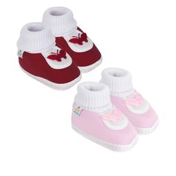 NESKA MODA Kids Pair Of 2 Cotton Booties-picture-24