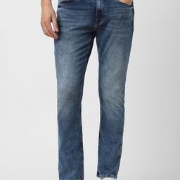 VAN HEUSEN DENIM LABS Men Low Distress Heavy Fade Jeans-image-70