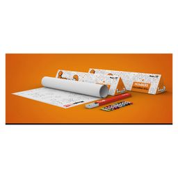 Inkmeo Reusable Numbers Colouring Roll - Brown & White image 2