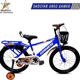 GAMER OREO 20 INCH IBC FANCY BLUE TYRE TUBE 20 T KIDS CYCLE FOR AGE 5 TO 9 YRS 20 T (inch) Road Cycle-image-88
