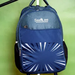 Seenlee Men Geometric Backpack with Compression Straps-picture-20
