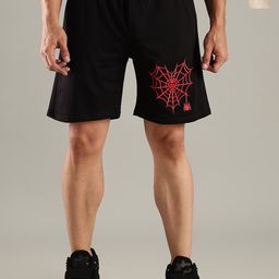Aerio Men Pack Of 2 Embroidered Mid-Rise Relaxed Fit Pure Cotton Shorts-image-32