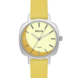 Helix Women Brass Dial & Leather Straps Analogue Watch TW057HL00-image-65