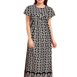AAKARSHANA CREATION Women Printed Cotton Nightdress-picture-21