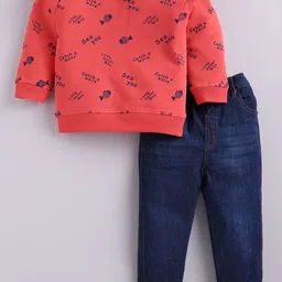 Dollar Boys Printed T-shirt with Trousers-picture-27