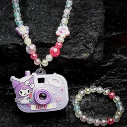 PANASH Mini Camera Beaded Jewellery Set-19