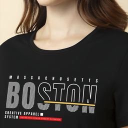 SZN Women Typography Printed T-shirt-picture-19