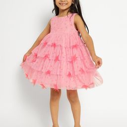 Somersault Girls Cotton Tiered Fit & Flare Dress-picture-46