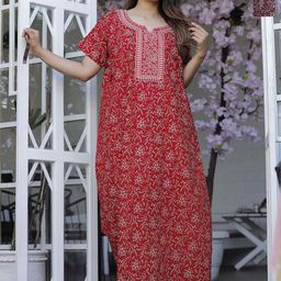 G4Girl Printed Nightdress-image-79