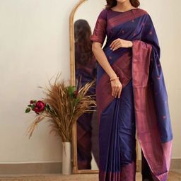 Aldwych Woven Design Silk Blend Banarasi Saree-image-64