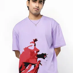 BDSQUARE Men Graphic Printed Round Neck Oversized Cotton T Shirt-picture-10