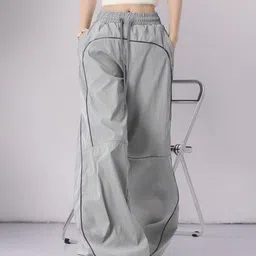 TABADTOD Women Relaxed Loose Fit Trousers-image-86