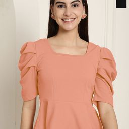 Tromko Puff Sleeve Top-image-48