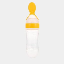 Kritiu Kids Set Of 8 Food Feeder, Fruit Nibbler & Cotton Bibs - Yellow-image-36