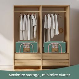 Aura Green Set of 4 Reusable Drawer Organiser Organisers image 3