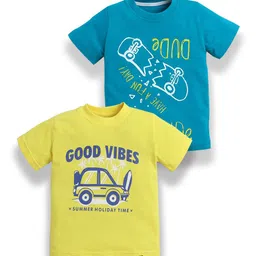 Tiny Toonzzz Boys Pack of 2 Printed T-shirt-picture-4