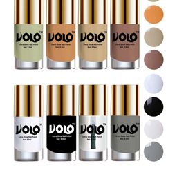 VOLO Set of 8 High-Shine Professional Nail Polish-9ml Each-Combo No-34-32