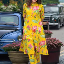 Anni Designer Women Floral Printed Kurta with Trousers-image-73