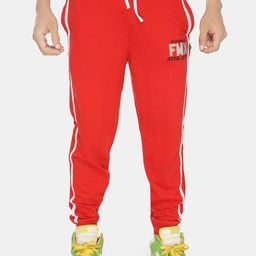 FILMAX ORIGINALS Men FMX National Athletic Printed Pure Cotton Joggers-image-98
