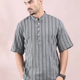 FILORI STUDIO Men Striped Thread Work Kurta-picture-55