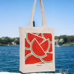 the sack co White Canvas Tote Bag-image-75