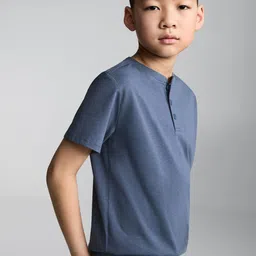 Mango Kids Boys Short Sleeves Pure Cotton T-Shirt-picture-27