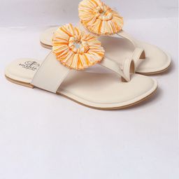 Sole Saga Women Embellished Open Toe Flats-86