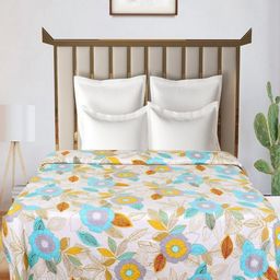 RD TREND Cream-Coloured Microfiber AC Room 150 GSM Double Bed Dohar-11