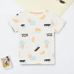 max Boys Conversational Printed Round Neck Pure Cotton T-shirt-picture-20