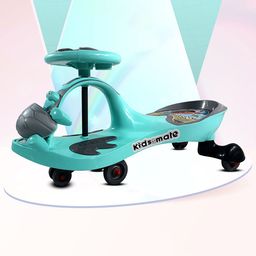 KIDSMATE Kids Magic Swing Car With Music & LED Lights-17