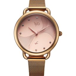 Fastrack Vyb 6.0 Classiqu Women Dial & Bracelet Style Straps Analogue Watch FV60091WM01-picture-3