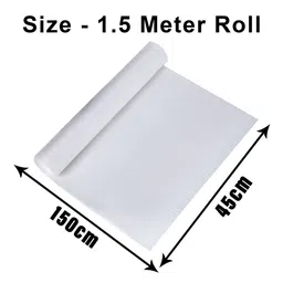 Kuber Industries White Set of 1 Regular Shelf Liner Organisers image 4