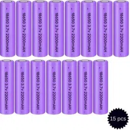 15 PCS 18650 Li-ion Rechargeable 2200mAh Lithium 42 GRAMS Alternative Energy Electronic Hobby Kit-image-34