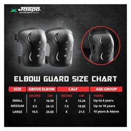 Jaspo Large Size Protective Gears - Black image 5