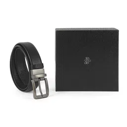 Tresmode Men Textured Leather Belt-image-32