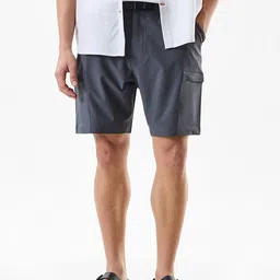 Snitch Men Mid-Rise Regular Fit Shorts-image-44