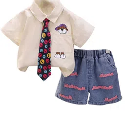 StyleCast x Revolte Boys Printed Shirt with Shorts-image-51