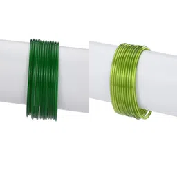 SOMIL Green Alloy Bangle-image-48