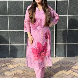 Anni Designer Women Floral Printed Regular Kurta with Trousers-picture-13