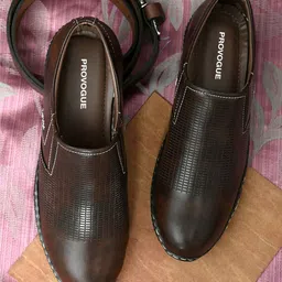 Provogue Men Textured Slip-On Moisture Wicking Brogues-image-68