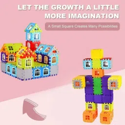 jwaline Learning House Building Blocks, Educational Sweet Home Building Blocks image 2