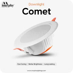 murphy 9W LED Down Light, Cool White Light, Round, Pack of 25 Ceiling Light Ceiling Lamp image 2
