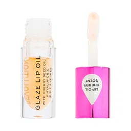 Makeup Revolution London Cherry Seed & Hyaluronic Glaze Lip Oil 4.6ml - Getaway Terracotta-15
