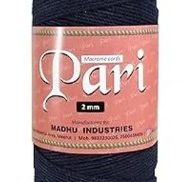 Dori Thread | 2mm Twisted (3Ply) | Dark Blue | 350-400 Metres | 1kg Spool-image-68