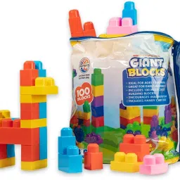 Giant Building Blocks 100 pieces set.A perfect Building set for kids-36