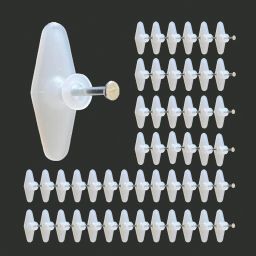 Nails (Regular Size) for hanging photo frames, keys, Garlands, etc. Easy to use Hook 50-0