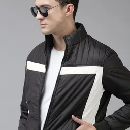 SPYKAR Men Black White Insulator Padded Jacket-30