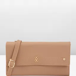 Baggit Women Micro Textured PU Envelope Wallet With A Detachable Sling Strap-image-24