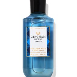 Bath & Body Works Men Gingham Hero 3-in-1 Hair, Face & Body Wash - 295ml-55
