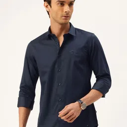 Integriti Slim Fit Spread Collar Casual Shirt-image-92